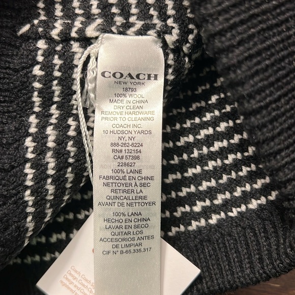 Coach Knit Charm Hat - Picture 6 of 7